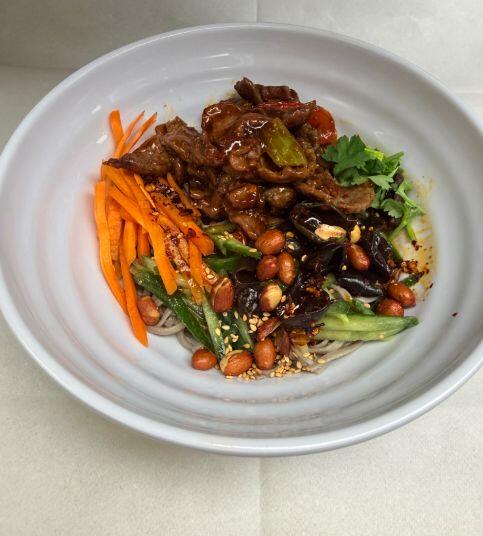 Spicy Cumin Lamb Cold Noodle