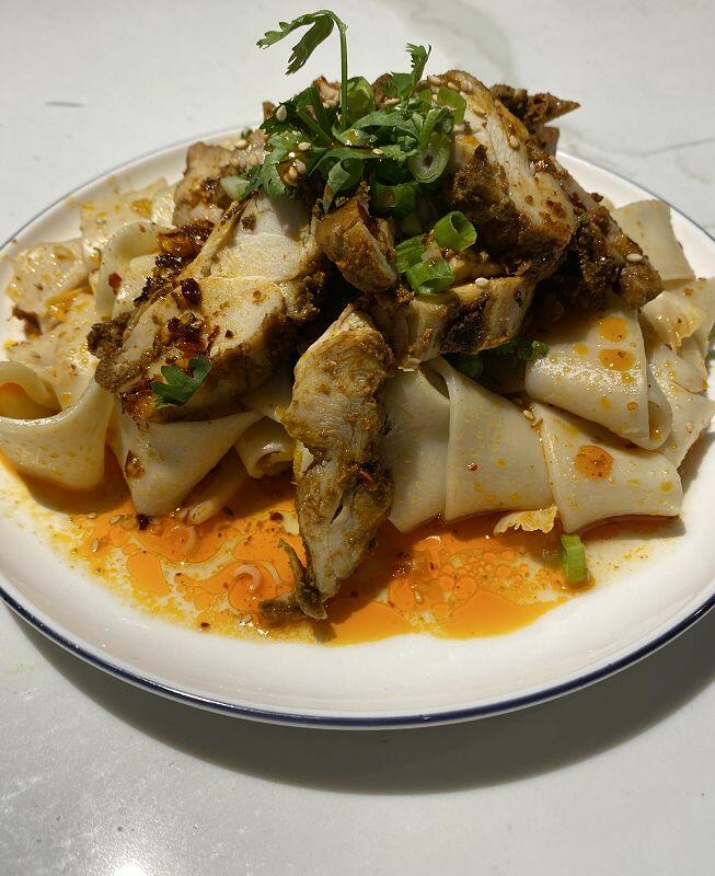 Chicken Hand Ripped Noodle