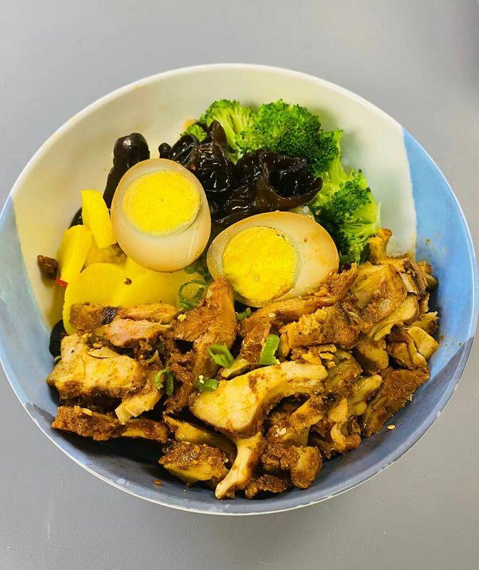 Grilled Cumin Chicken over